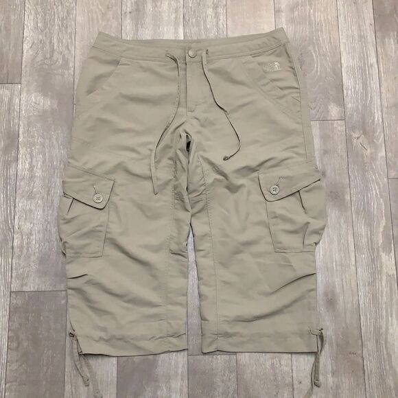 NWOT The‎ North Face Cropped Cargo Pocket Khaki Pants - Picture 1 of 8